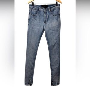 Kollar Skinny Jeans Blue Splinter Denim size 32x32 Men